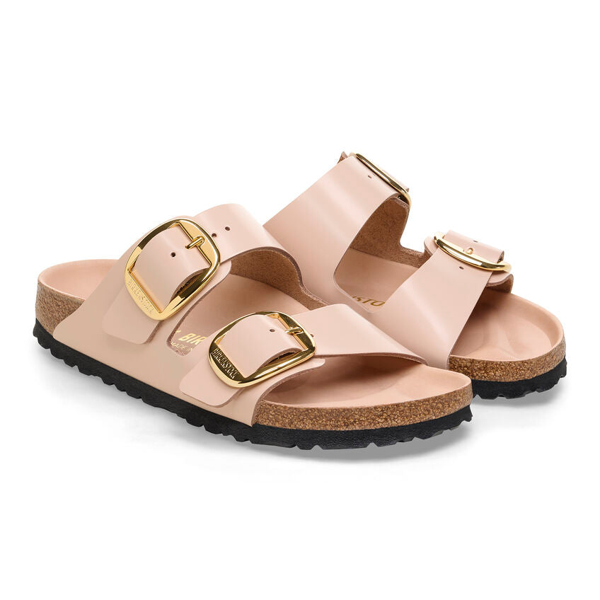 WOMEN'S BIRKENSTOCK ARIZONA BIG BUCKLE | HIGH-SHINE NEW BEIGE