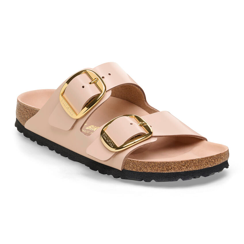 WOMEN'S BIRKENSTOCK ARIZONA BIG BUCKLE | HIGH-SHINE NEW BEIGE