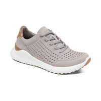 WOMEN'S AETREX LAURA ARCH SUPPORT SNEAKERS | GREY