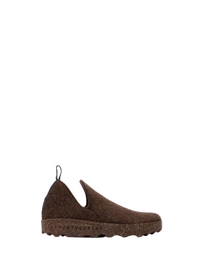 WOMEN'S ASPORTUGUESAS CITY FELT L | DK BROWN
