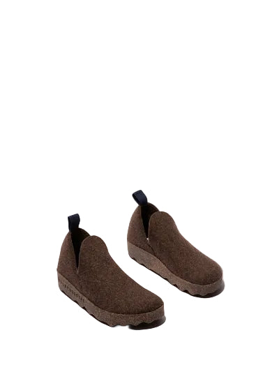 WOMEN'S ASPORTUGUESAS CITY FELT L | DK BROWN