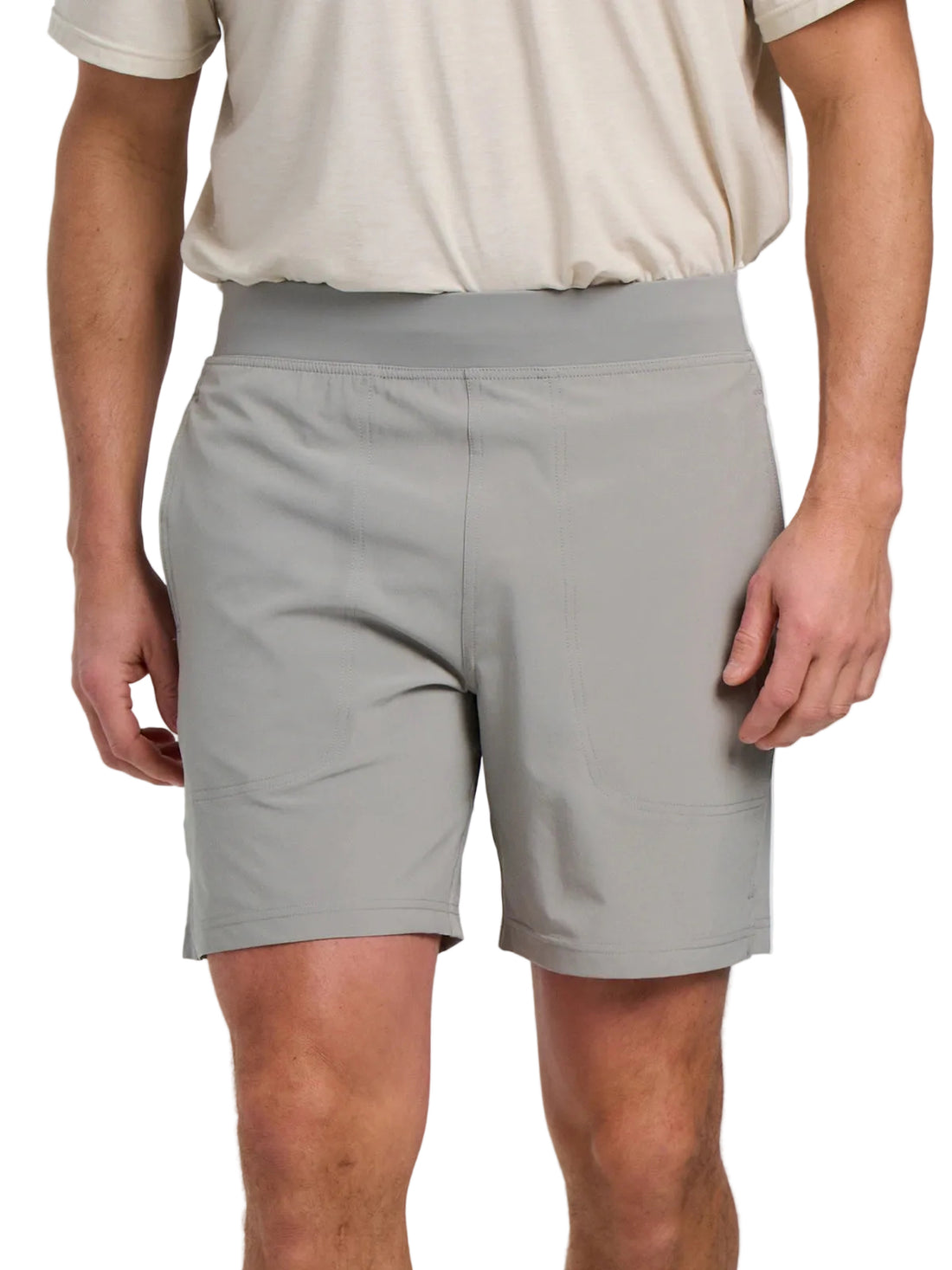 MEN'S FREE FLY 7" ACTIVE BREEZE SHORT | CEMENT