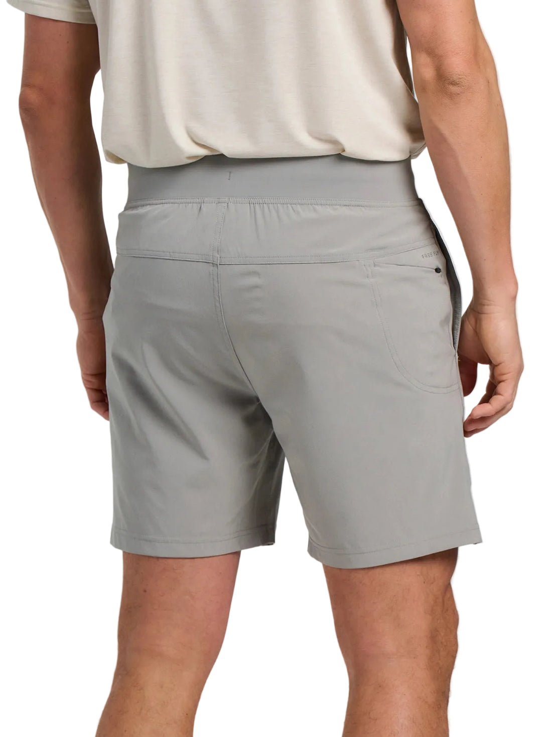 MEN'S FREE FLY 7" ACTIVE BREEZE SHORT | CEMENT