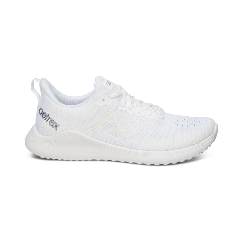 WOMEN'S AETREX EMERY ARCH SUPPORT SNEAKER | WHITE