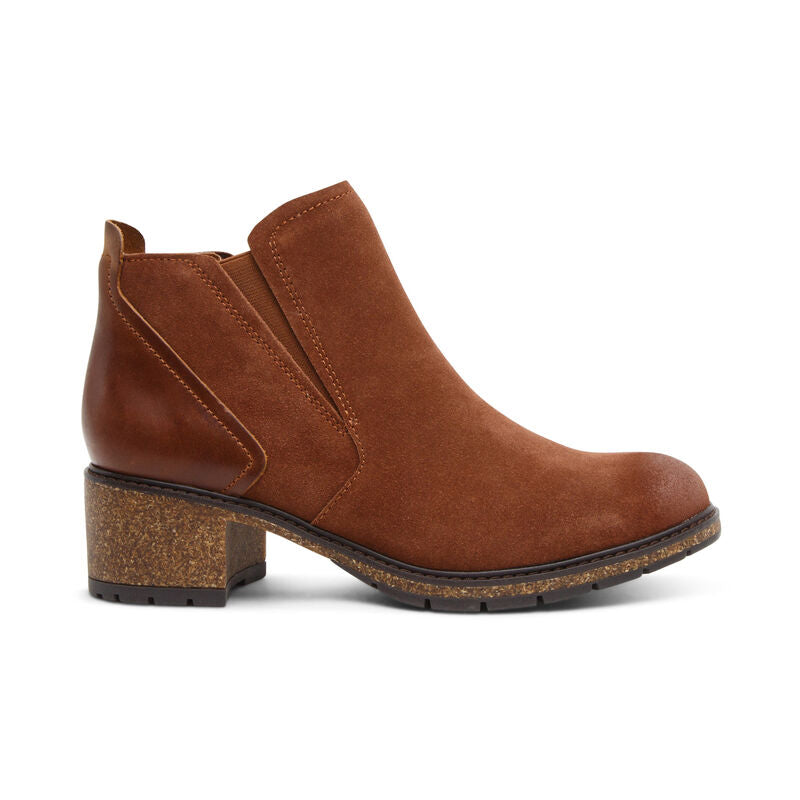 WOMEN'S AETREX FRANKIE BOOT | CARAMEL / CAFE