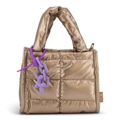 C.O.B by CULTURE OF BRAVE ANYTIME SMALL HANDBAG | GOLD