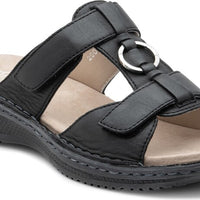 WOMEN'S ARA HERRA SLIDE SANDAL | BLACK