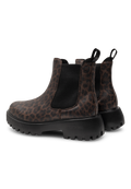 WOMEN'S WODEN AYA LEO WATERPROOF BOOT | DARK LEOPARD