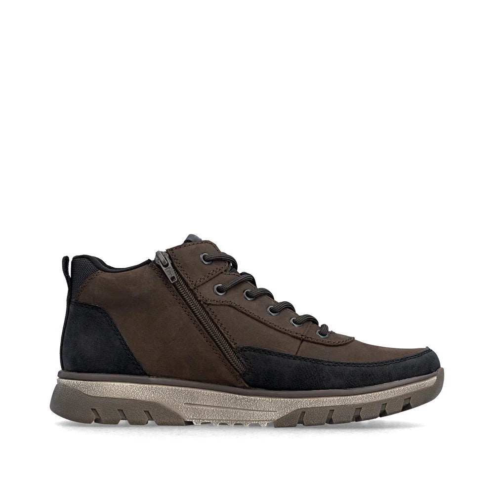 MEN'S RIEKER STAN 03 | SCHWARZ / CIGAR / SCHWARZ