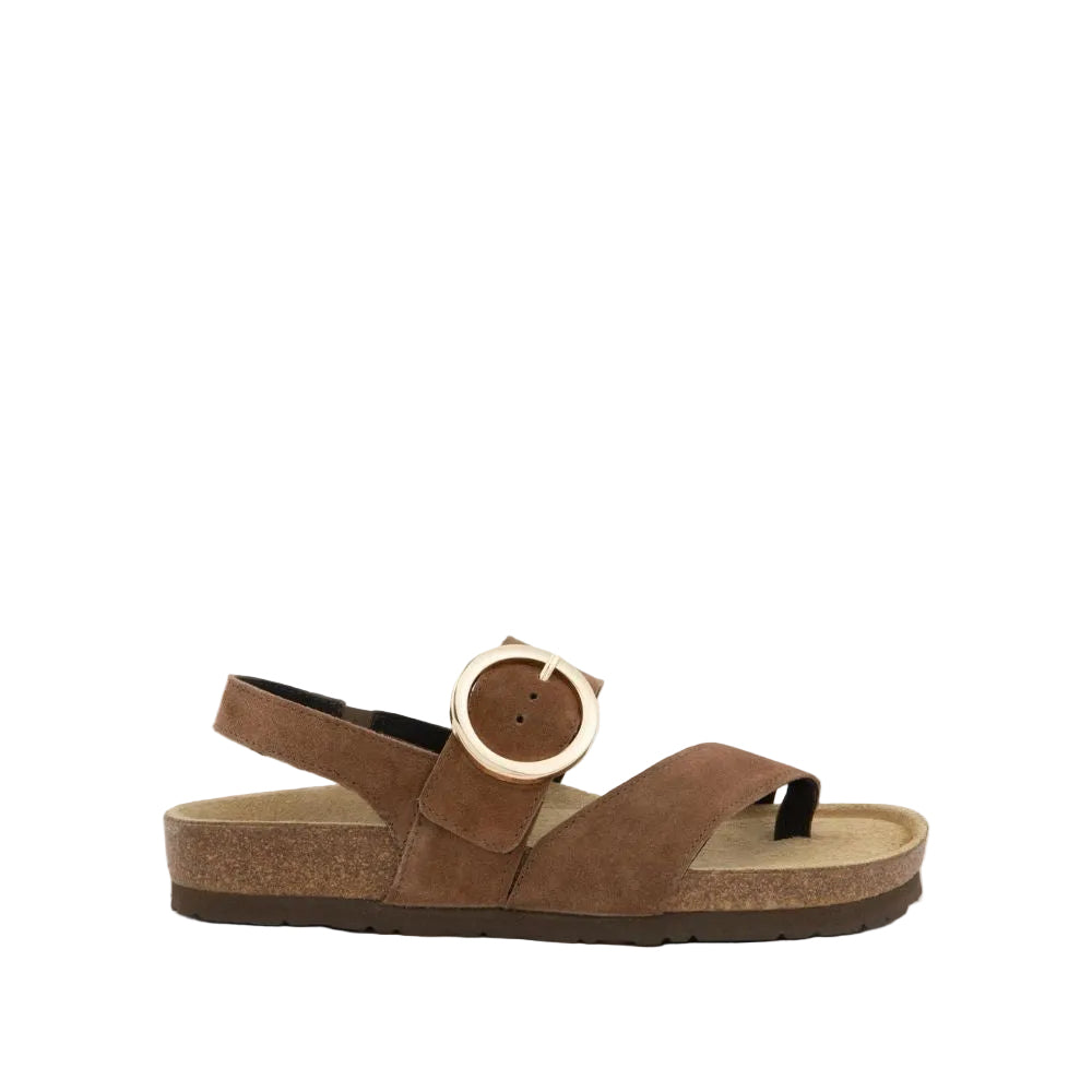 WOMENS NAOT BALTIMORE SANDAL | BROWN CEDAR SUEDE