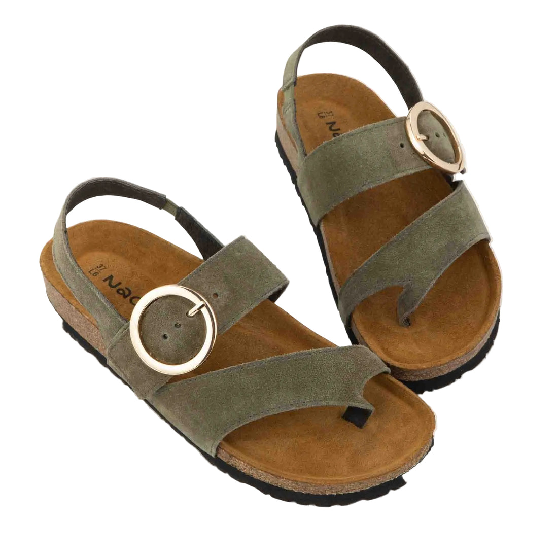 WOMENS NAOT BALTIMORE SANDAL | HUNTER GREEN SUEDE