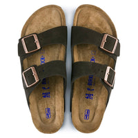 UNISEX BIRKENSTOCK ARIZONA SOFT FOOTBED | MOCHA / SUEDE