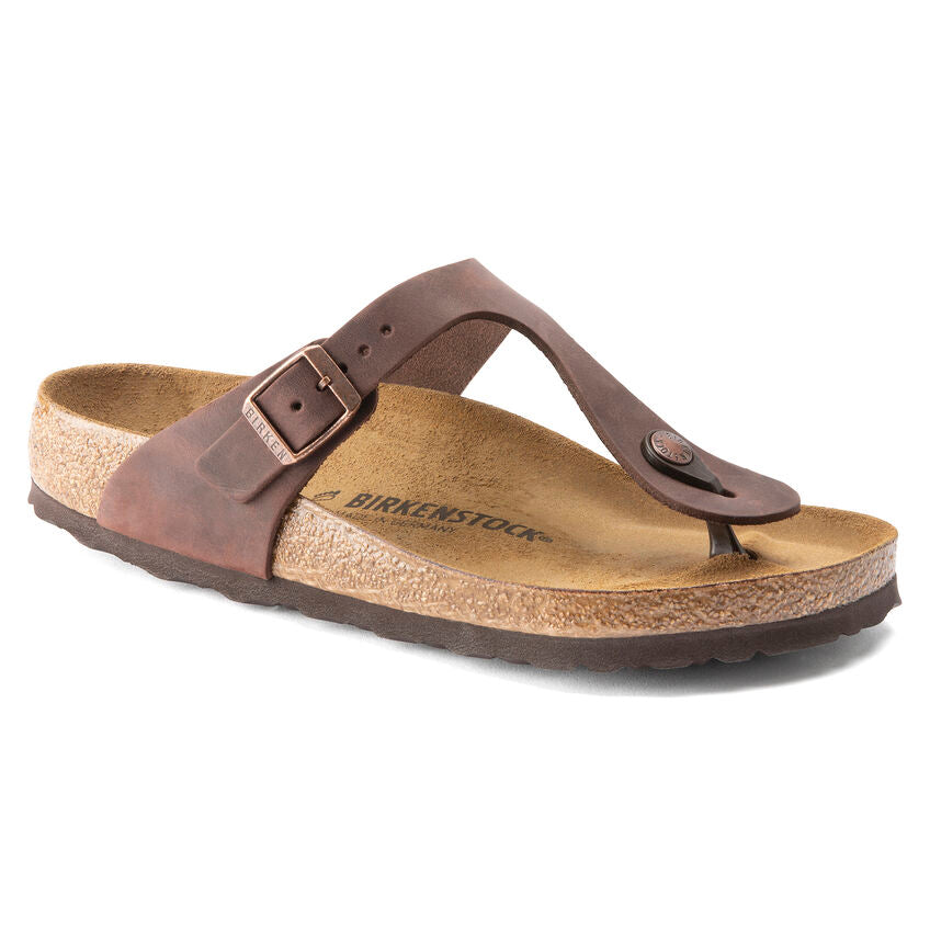 WOMEN'S BIRKENSTOCK GIZEH | HABANA OILED LEATHER