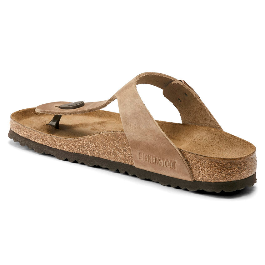 WOMEN'S BIRKENSTOCK GIZEH | TOBACCO OILED LEATHER