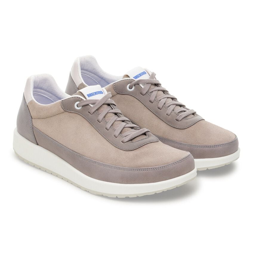 BIRKENSTOCK UNISEX HONNEF CITY SUEDE LEATHER | STONE COIN