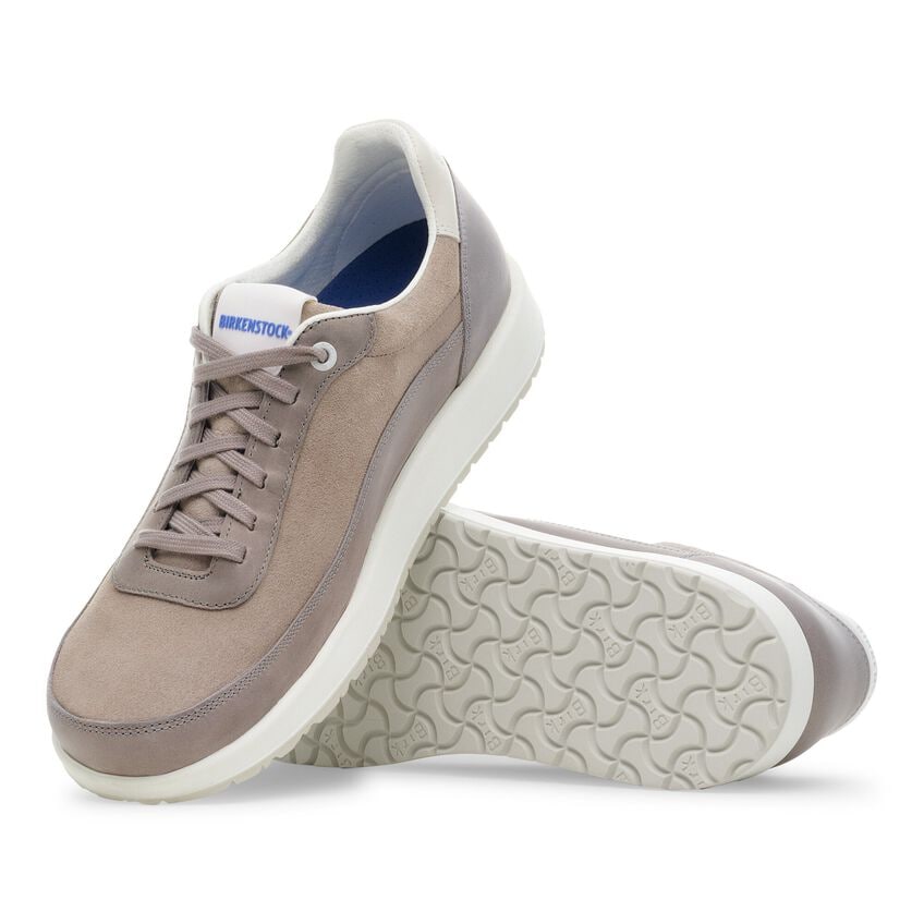 BIRKENSTOCK UNISEX HONNEF CITY SUEDE LEATHER | STONE COIN