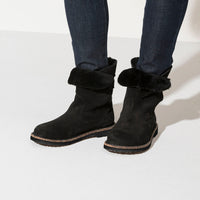 WOMEN'S BIRKENSTOCK UPPSALA SHEARLING BOOT | BLACK SUEDE