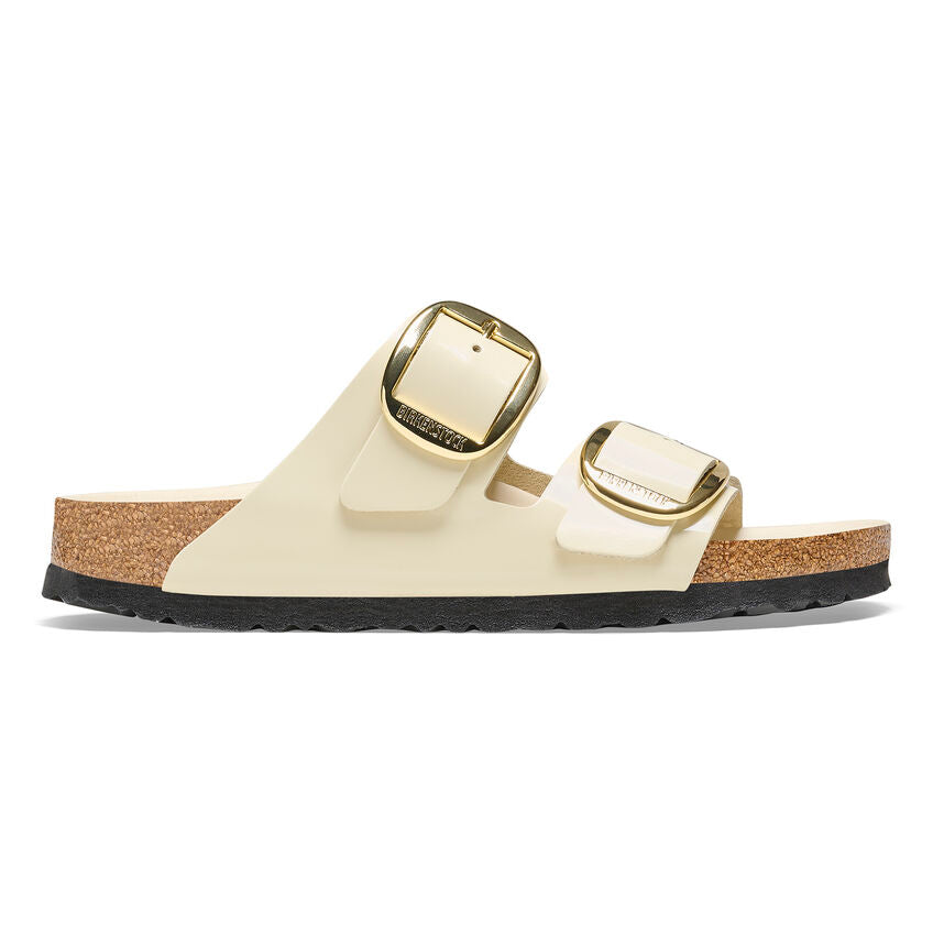 UNISEX BIRKENSTOCK ARIZONA BIG BUCKLE | HIGH SHINE ECRU