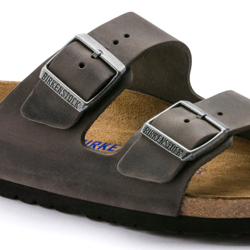 UNISEX BIRKENSTOCK ARIZONA SOFT FOOT BED | IRON