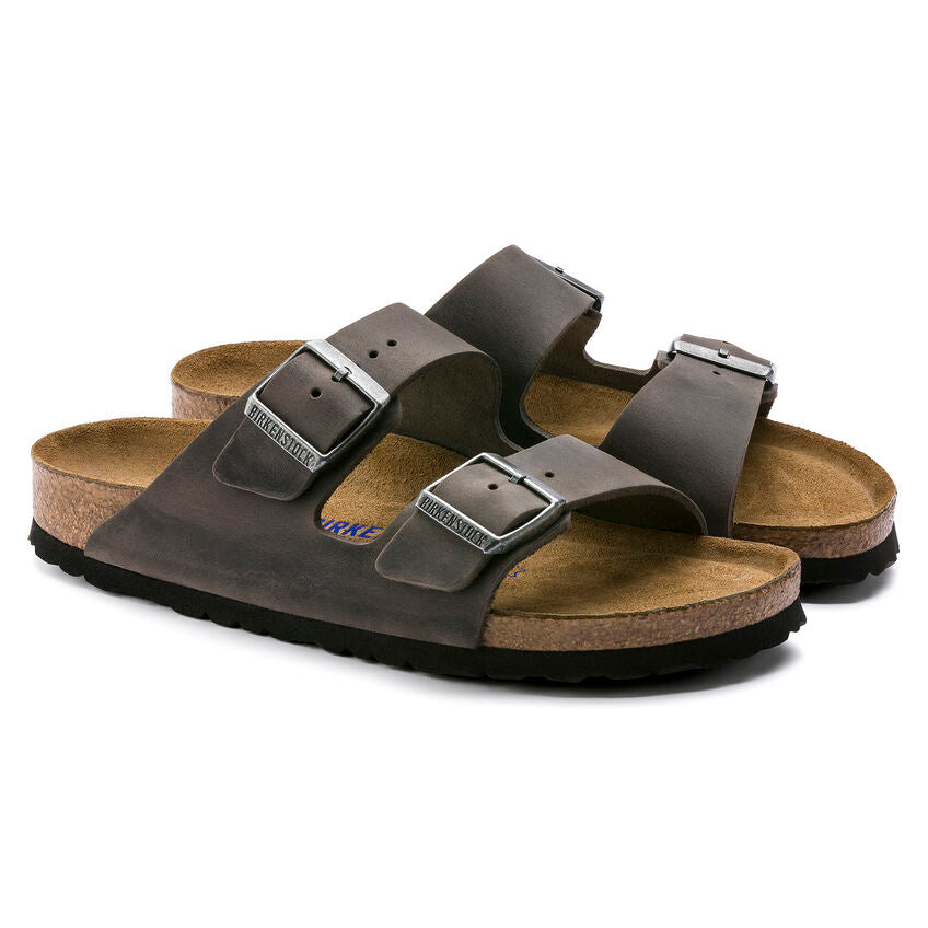 UNISEX BIRKENSTOCK ARIZONA SOFT FOOT BED | IRON