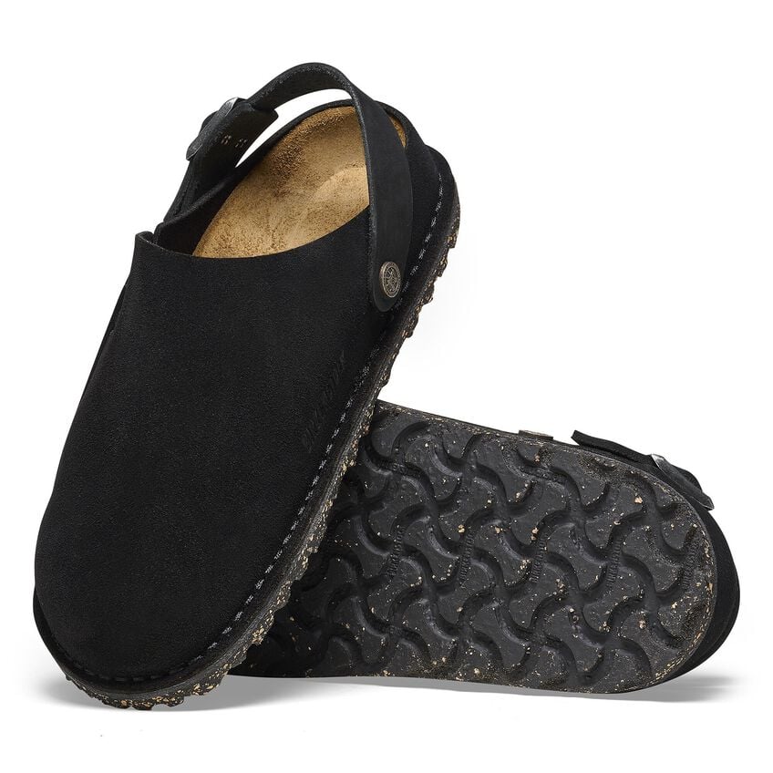 UNISEX BIRKENSTOCK LUTRY PREMIUM SUEDE | BLACK