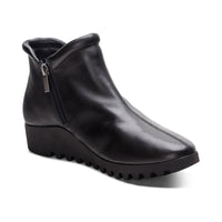 WOMEN'S AETREX ZOEY BOOT | BLACK LEATHER