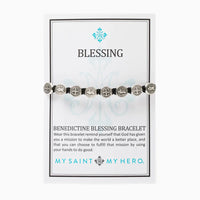 MY SAINT | MY HERO BENEDICTINE BLESSING BRACELET | BLACK / MIXED