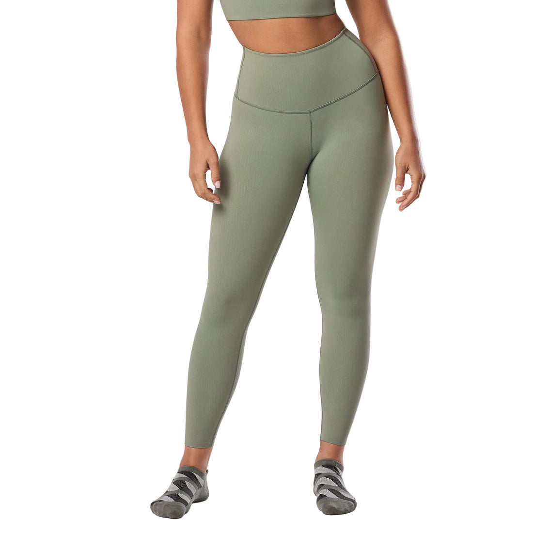 WOMEN'S TAVI HIGH WAISTED POCKET 7/8 PANTS | LEAF