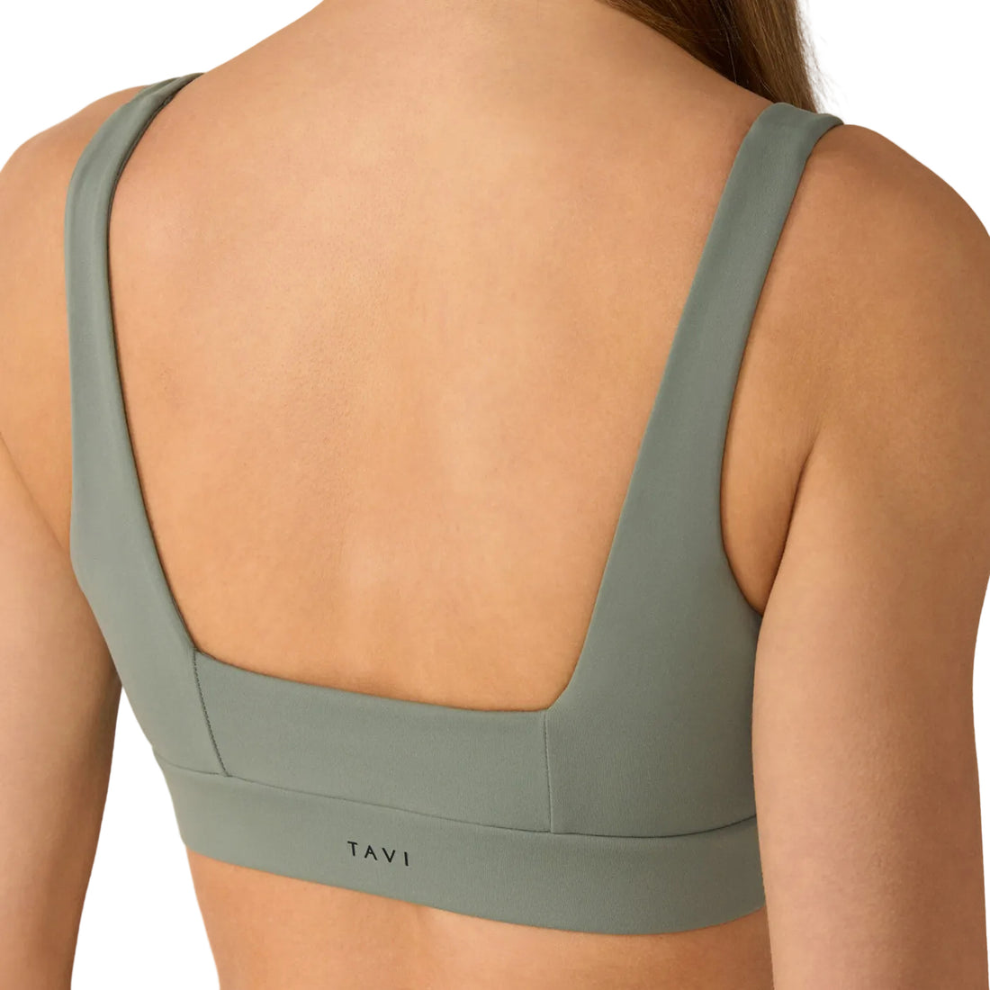 WOMEN'S TAVI SQUARE NECK BRA |  LEAF