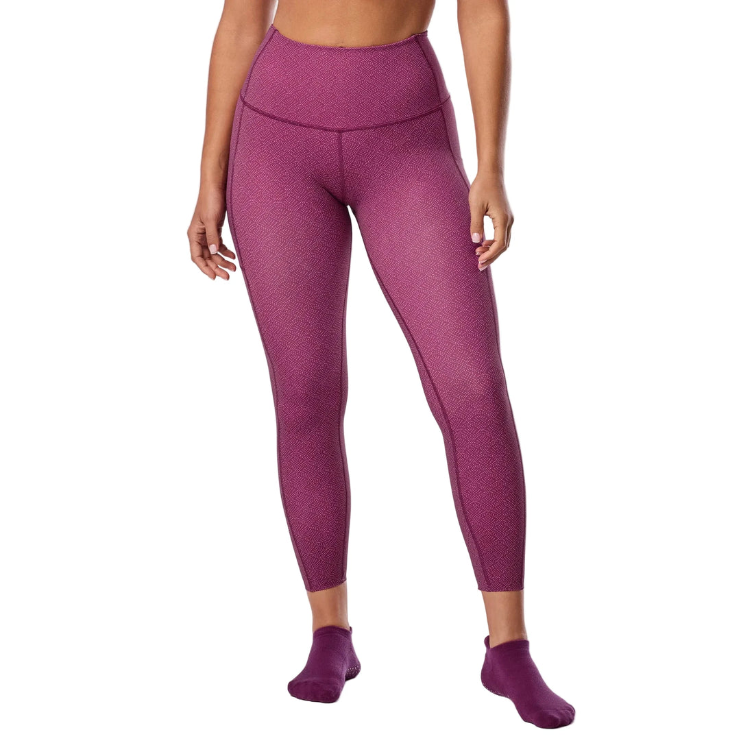WOMEN'S TAVISCULPT HIGH WAISTED POCKET 7/8 LEGGINGS | FANFARE