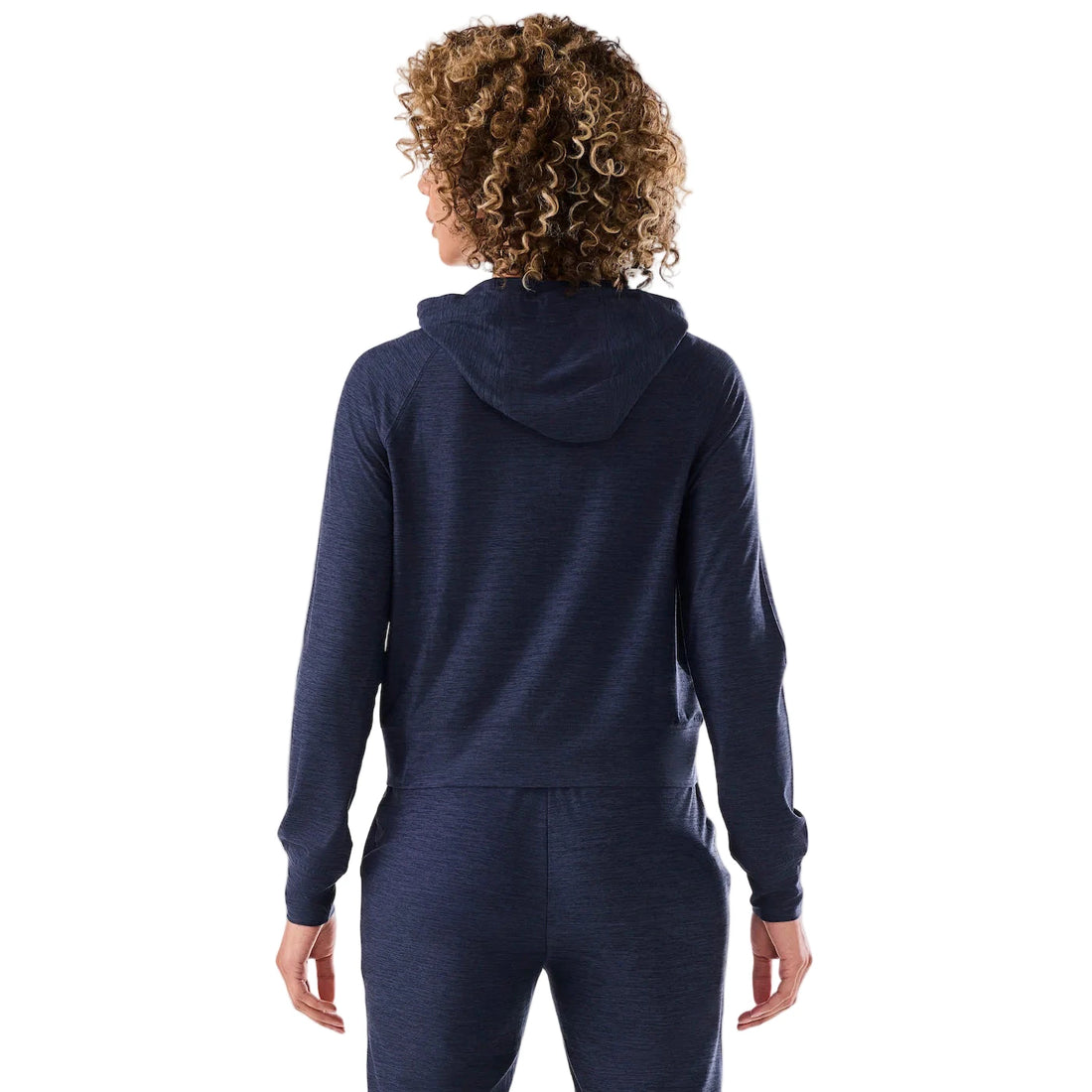 WOMEN'S TAVI SOFTTEC ZIP HOODIE | NAVY SPACE DYE
