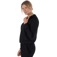 WOMEN'S TAVI SOFT TEC ZIP HOODIE | EBONY