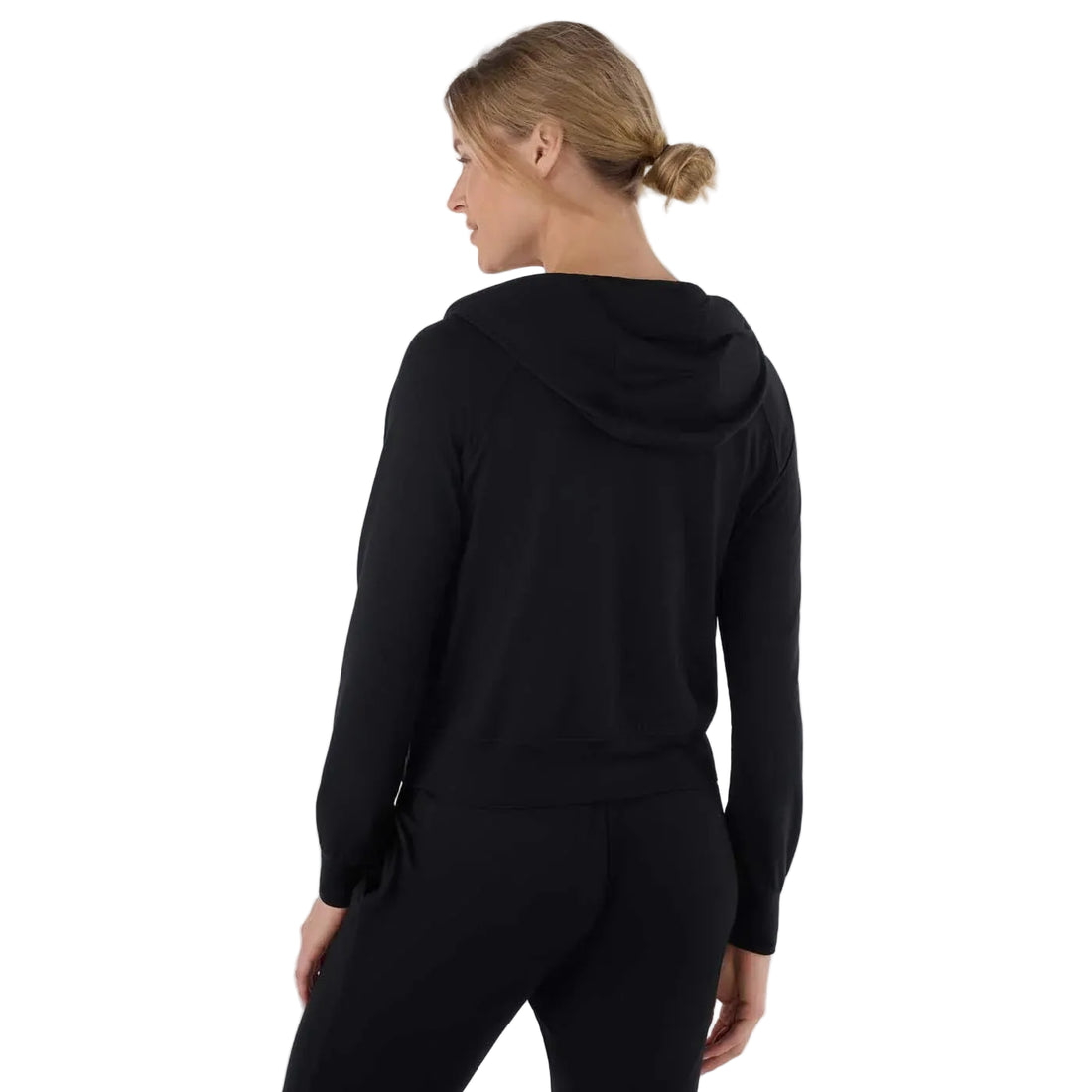 WOMEN'S TAVI SOFT TEC ZIP HOODIE | EBONY