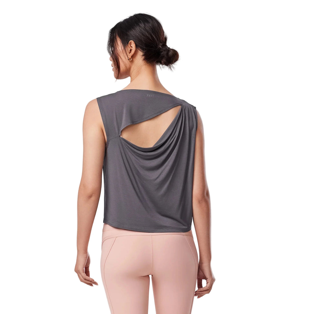 WOMEN'S TAVI DRAPED BACK TANK | GLACIAL