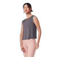 WOMEN'S TAVI DRAPED BACK TANK | GLACIAL