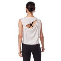 WOMEN'S TAVI DRAPED BACK TANK | OAT