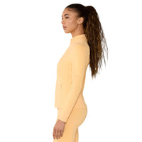 WOMEN'S TAVI MOCK NECK FULL ZIP JACKET | SUNRISE