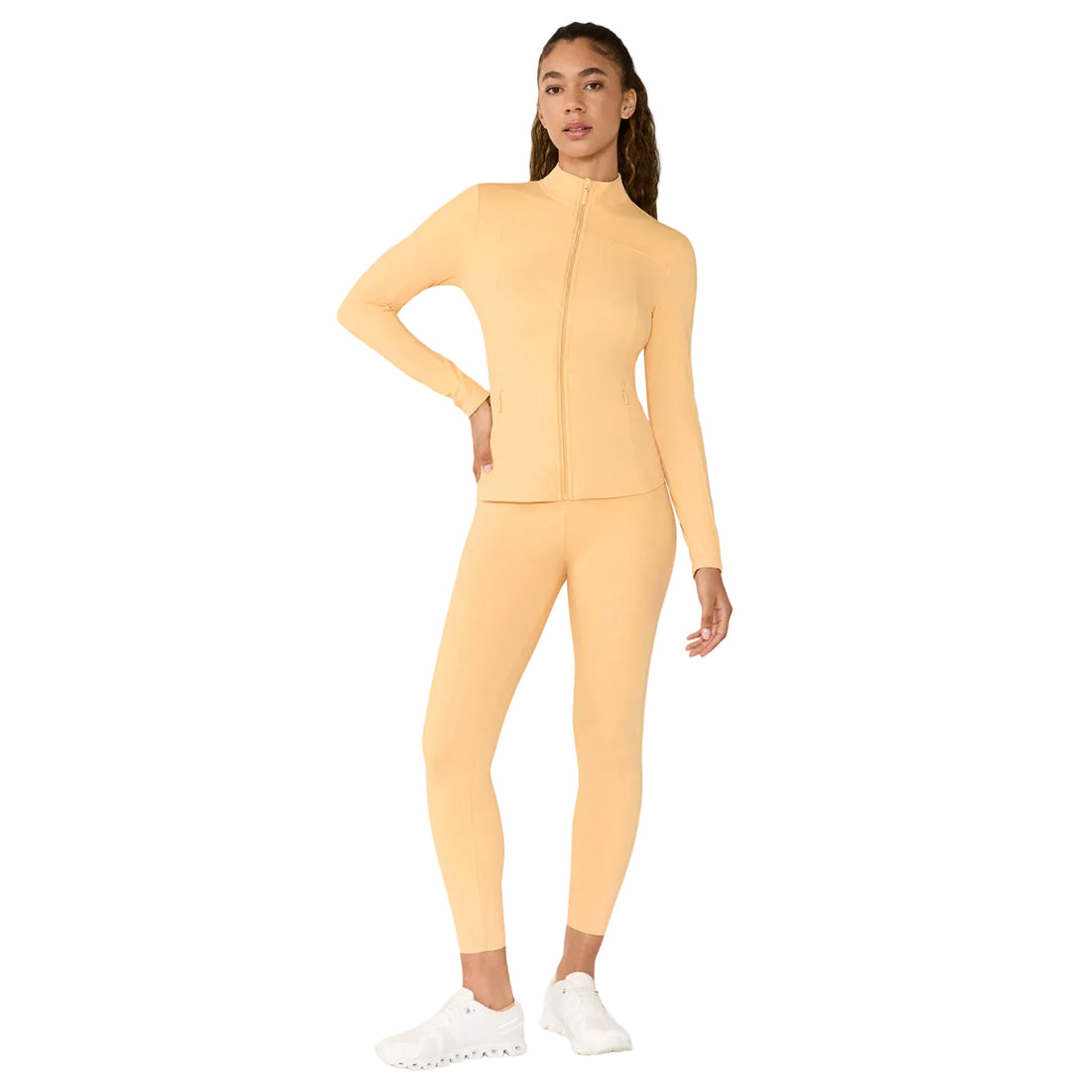 WOMEN'S TAVI MOCK NECK FULL ZIP JACKET | SUNRISE