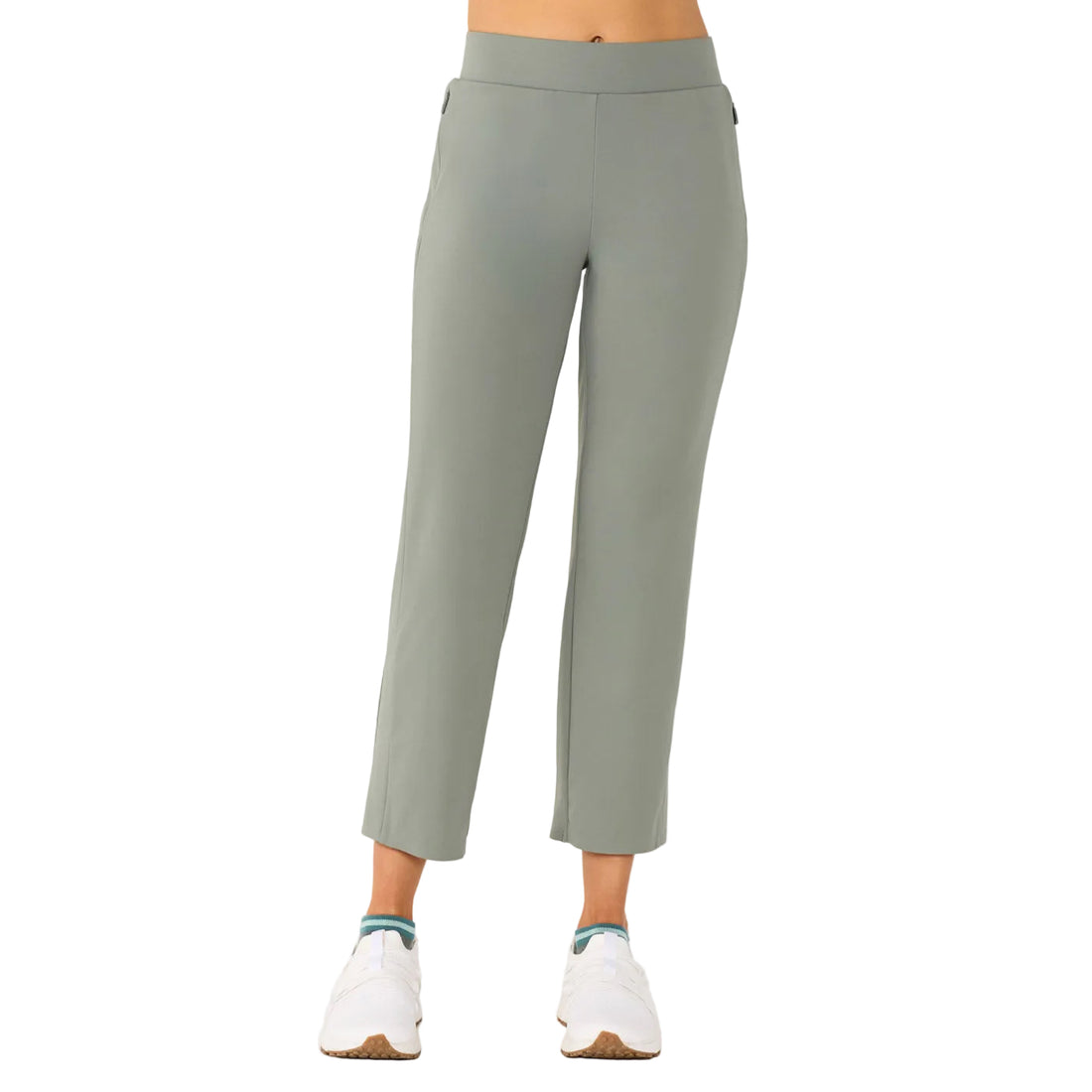 WOMEN'S TAVI MODERN ZIP JOGGER | LEAF
