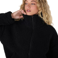 WOMEN'S TAVI TEDDY COAT | EBONY