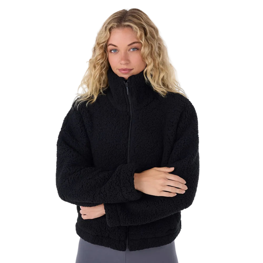WOMEN'S TAVI TEDDY COAT | EBONY