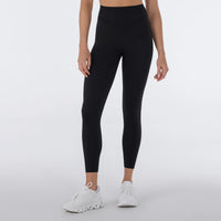 WOMEN'S TAVI HIGH WAISTED 7/8 SMOOTH RISE LEGGING | EBONY