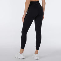 WOMEN'S TAVI HIGH WAISTED 7/8 SMOOTH RISE LEGGING | EBONY
