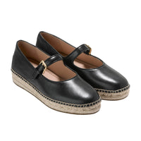 WOMEN'S COLE HAAN CLOUDFEEL ASBURY MARY JANE BALLET FLATS | BLACK LEATHER