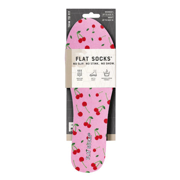 UNISEX FLAT SOCKS MICRO-PLUSH | CHERRY DARLING