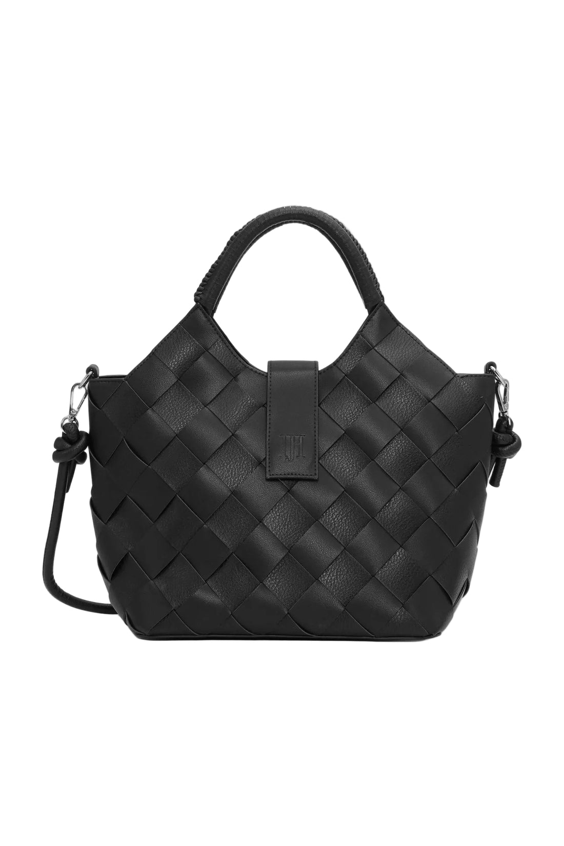 WOMEN'S ILSE JACOBSEN BRAIDED HANDBAG | BLACK