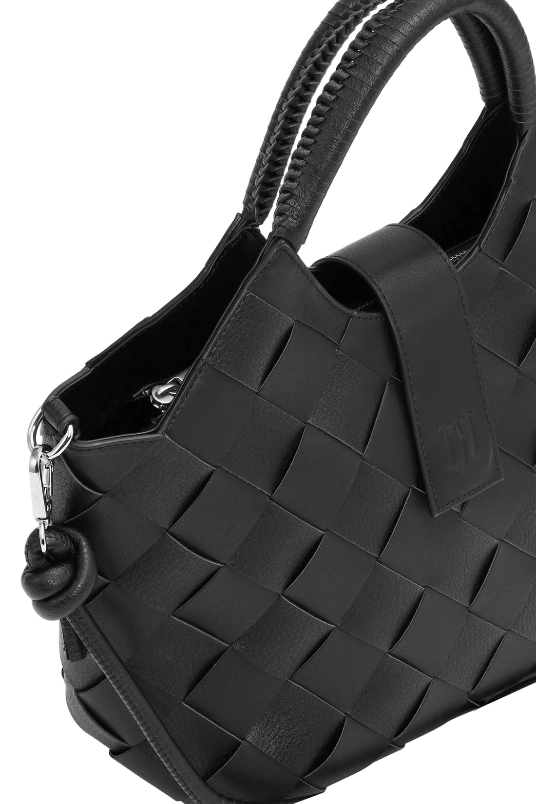 WOMEN'S ILSE JACOBSEN BRAIDED HANDBAG | BLACK