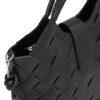WOMEN'S ILSE JACOBSEN BRAIDED HANDBAG | BLACK