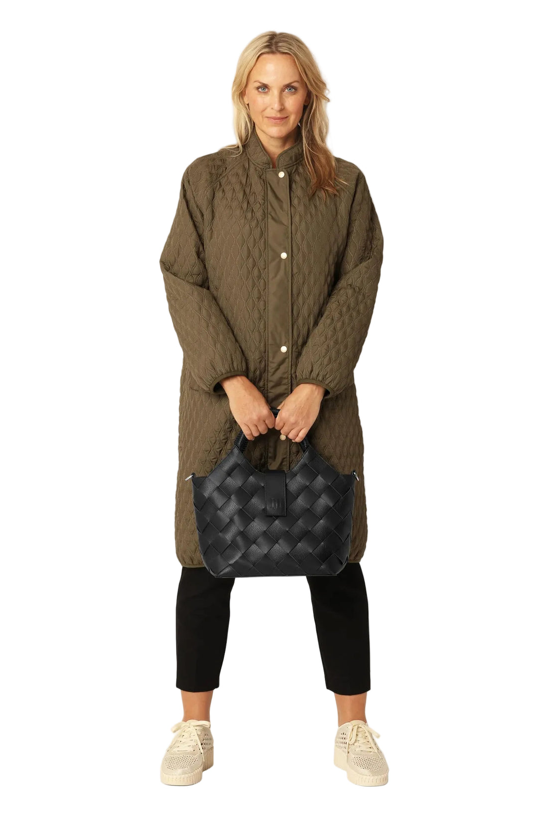 WOMEN'S ILSE JACOBSEN BRAIDED HANDBAG | BLACK