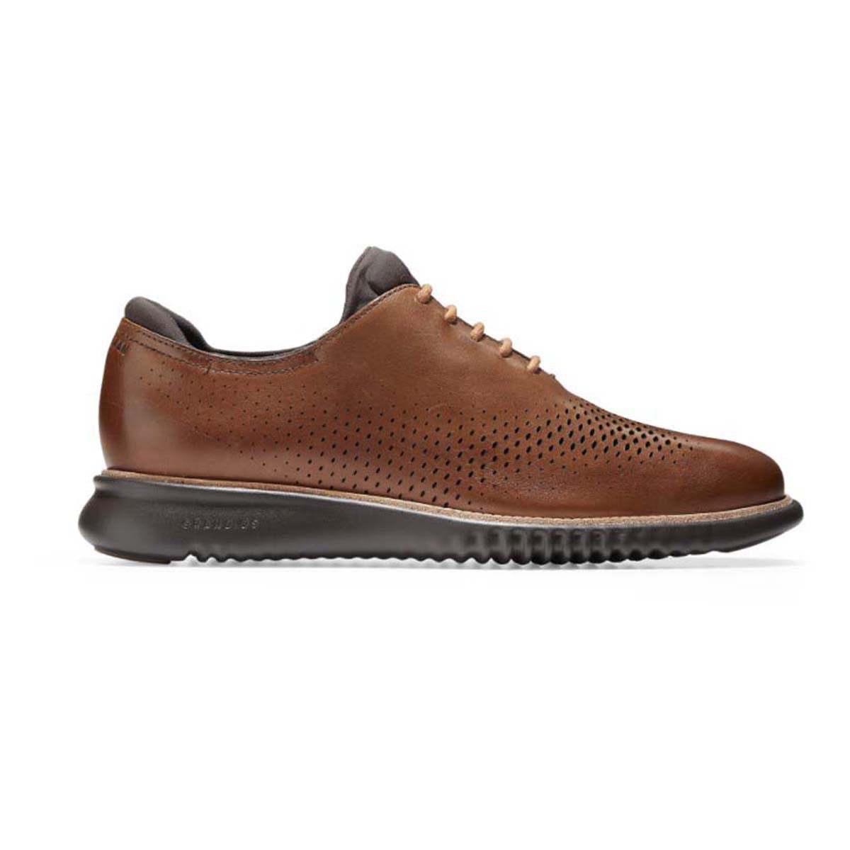 British Tan Java Color MEN'S COLE HAAN 2 ZERØGRAND LASER WING OXFORDS | BRITISH TAN / JAVA ...
